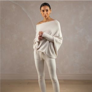 Asymmetric Draped Sweater